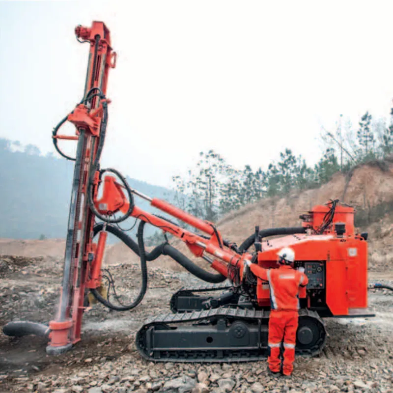 Наземная буровая установка с погружным пневмоударником (2)